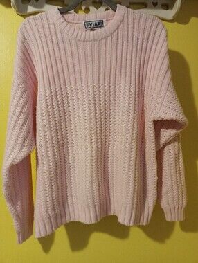 Large Pink Evian Sweater